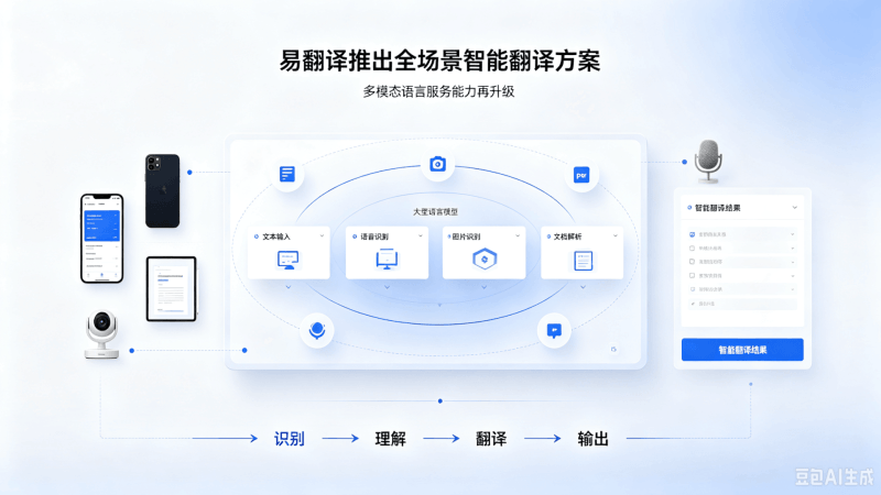 易翻译推出全场景智能翻译方案 多模态语言服务能力再升级