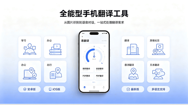 易翻译APP靠谱吗？多功能多语言智能翻译工具使用全攻略